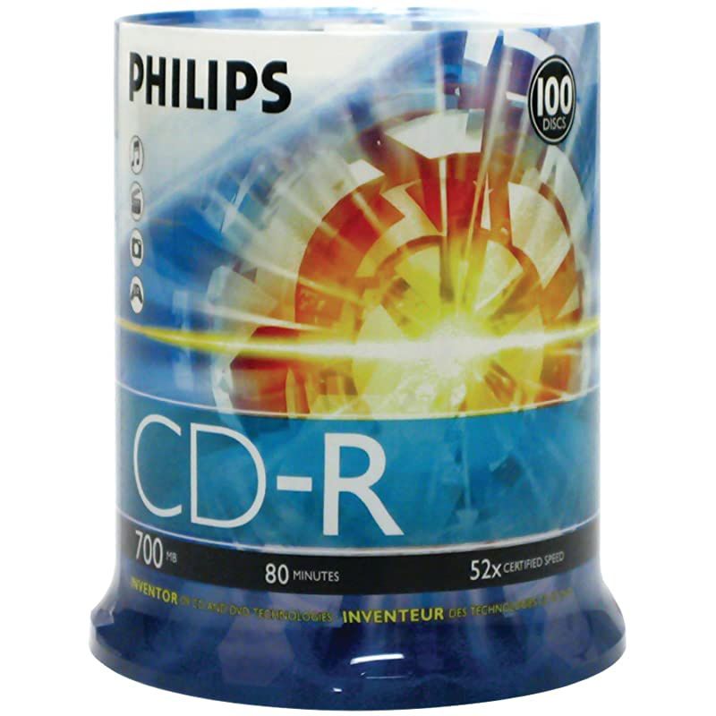 D52N650 CD-R, 100 Discs (Pack of 1) - Packaging May Vary