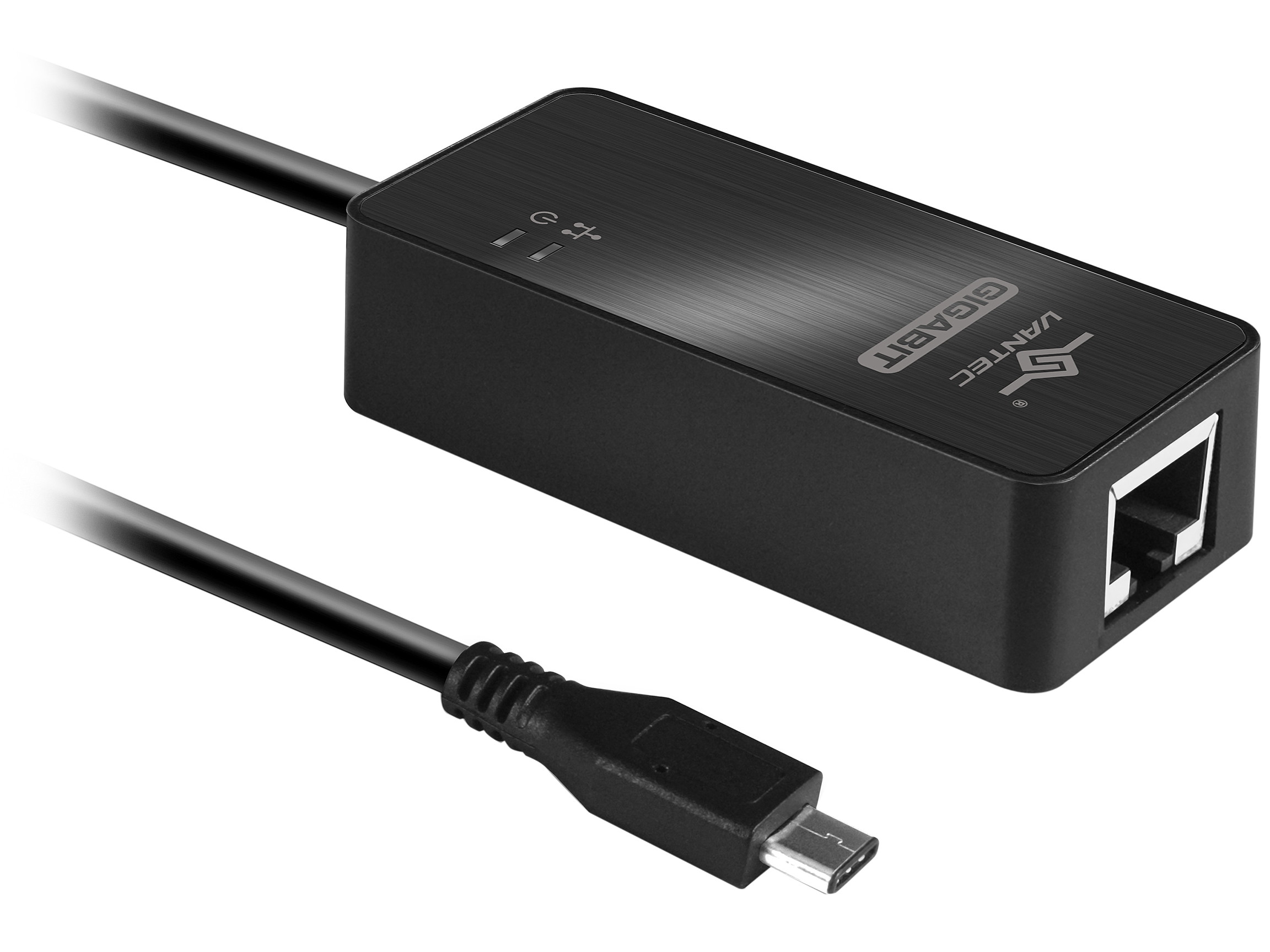 VANTEC CB-CU300GNA VLink USB-C Gigabit Ethernet Adapter
