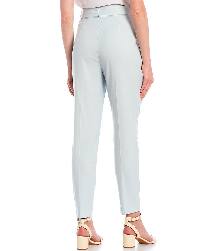 Alex Marie Tia Belt Pleated Paperbag Waist Pant