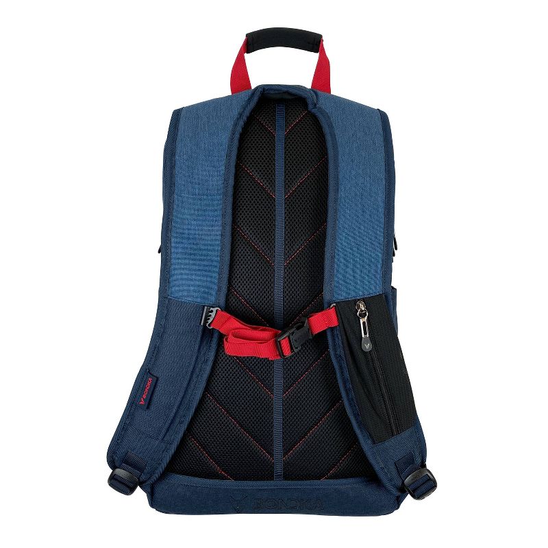 Bondka 20.5" Jumpstreet Backpack - Blue/Black with Red Accent