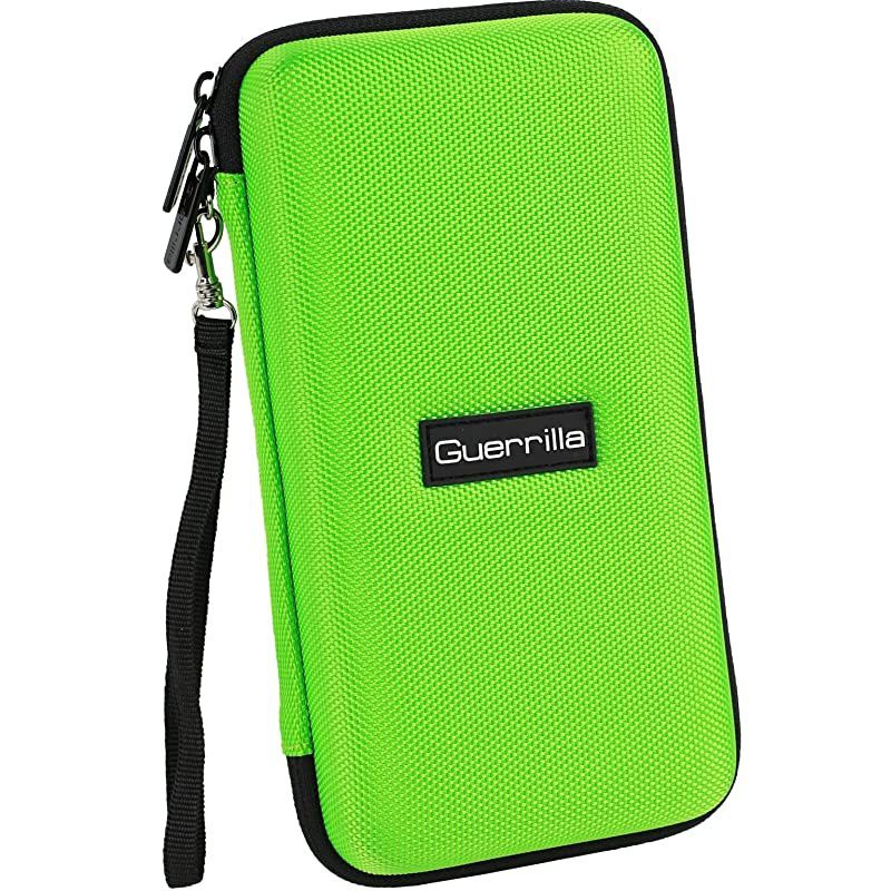 Hard Travel Case for TI-83 Plus, TI-84 Plus, TI-84 Plus Color Edition, TI-89 Titanium, TI-Nspire CX&CX CAS,HP50G Graphing Calculators + 's Essential Calculator Accessory Kit, Green