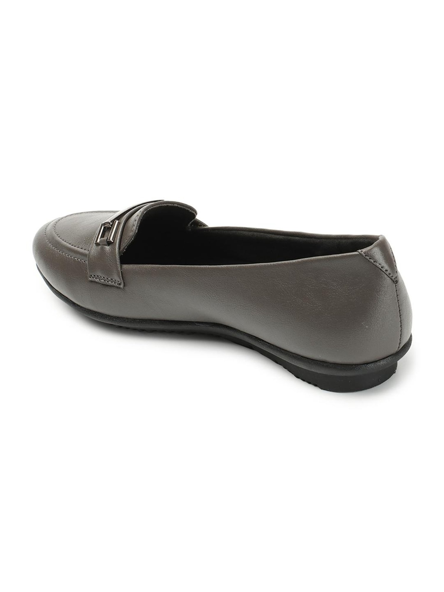 Elle Women's Grey Casual Loafers
