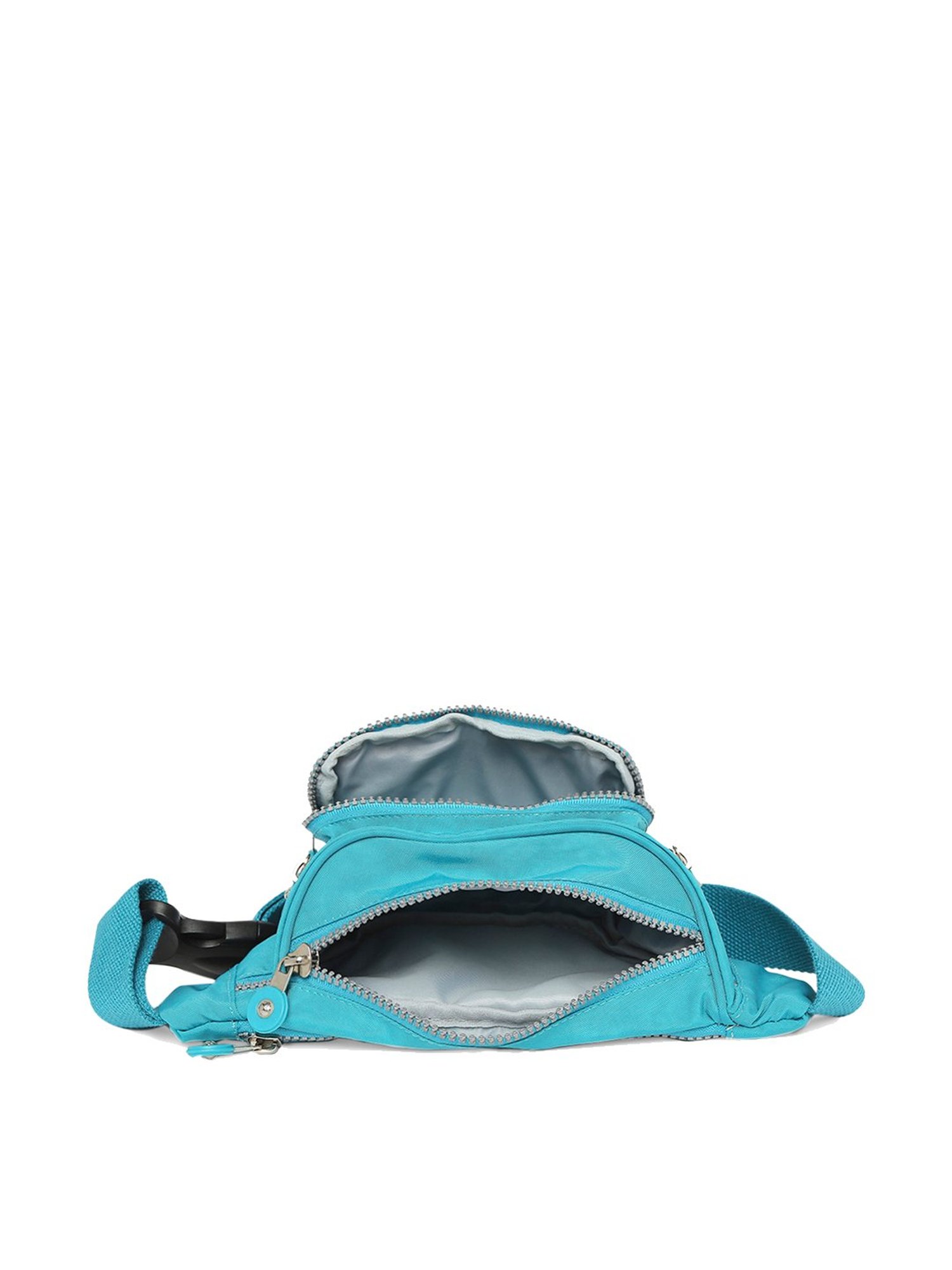 Baomi Blue Solid Waist Pouch