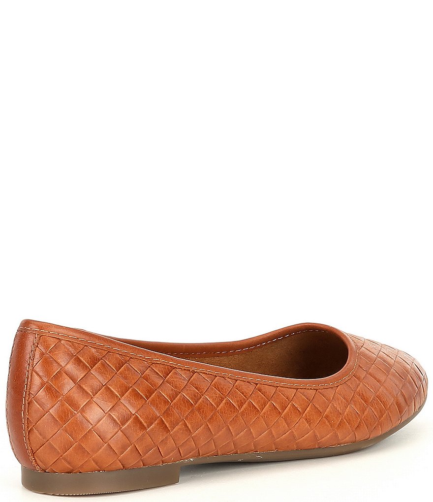 Jack Rogers Blair Pointed Toe Bow Leather Flats