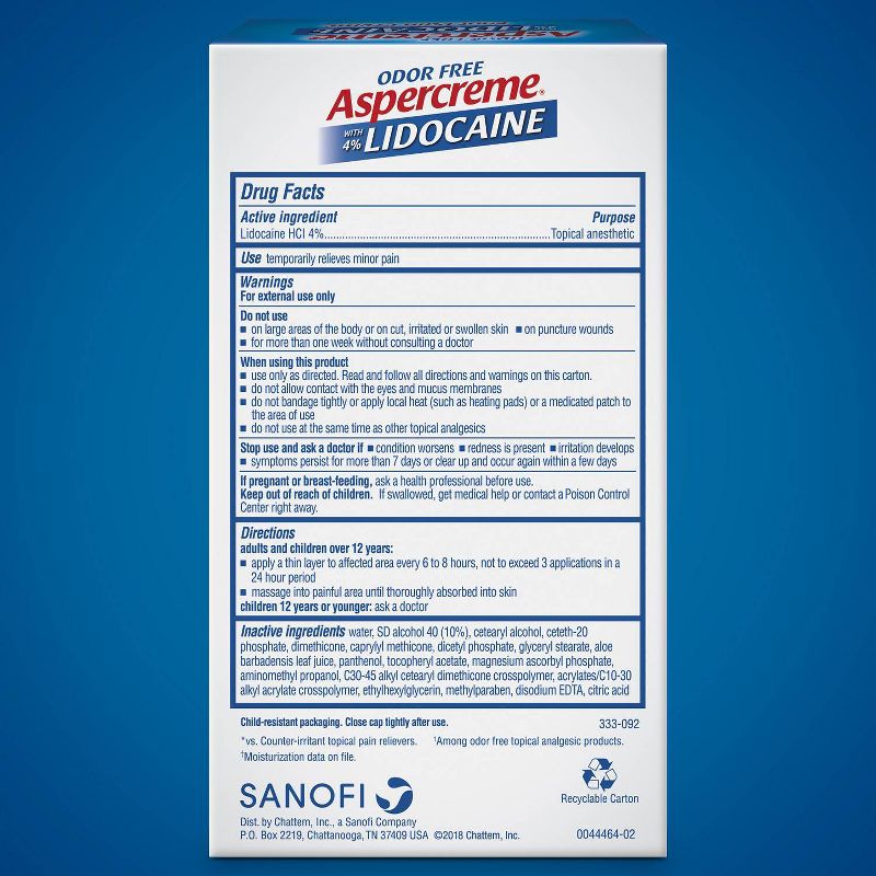 Aspercreme Lidocaine Foot Pain Lotion - 4oz