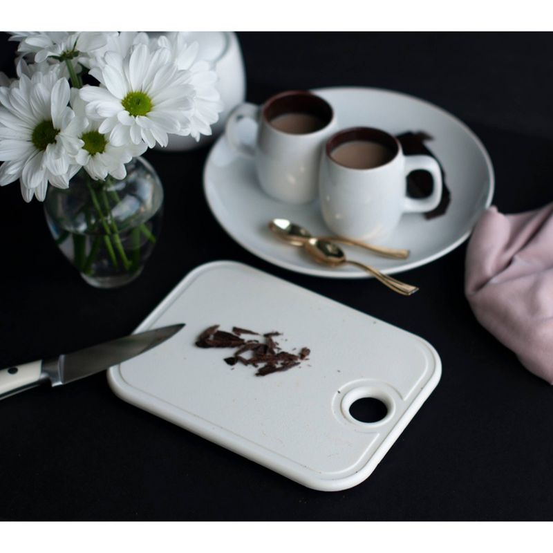 Architec Our Original Gripper Cutting Board  5"x7" White