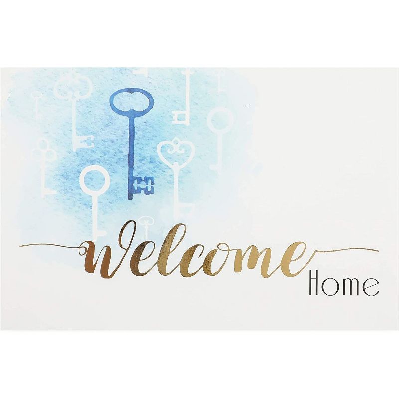 Pipilo Press 48-Pack Blank Welcome Home Greeting Cards and Envelopes for Realtors (4 x 6 In)