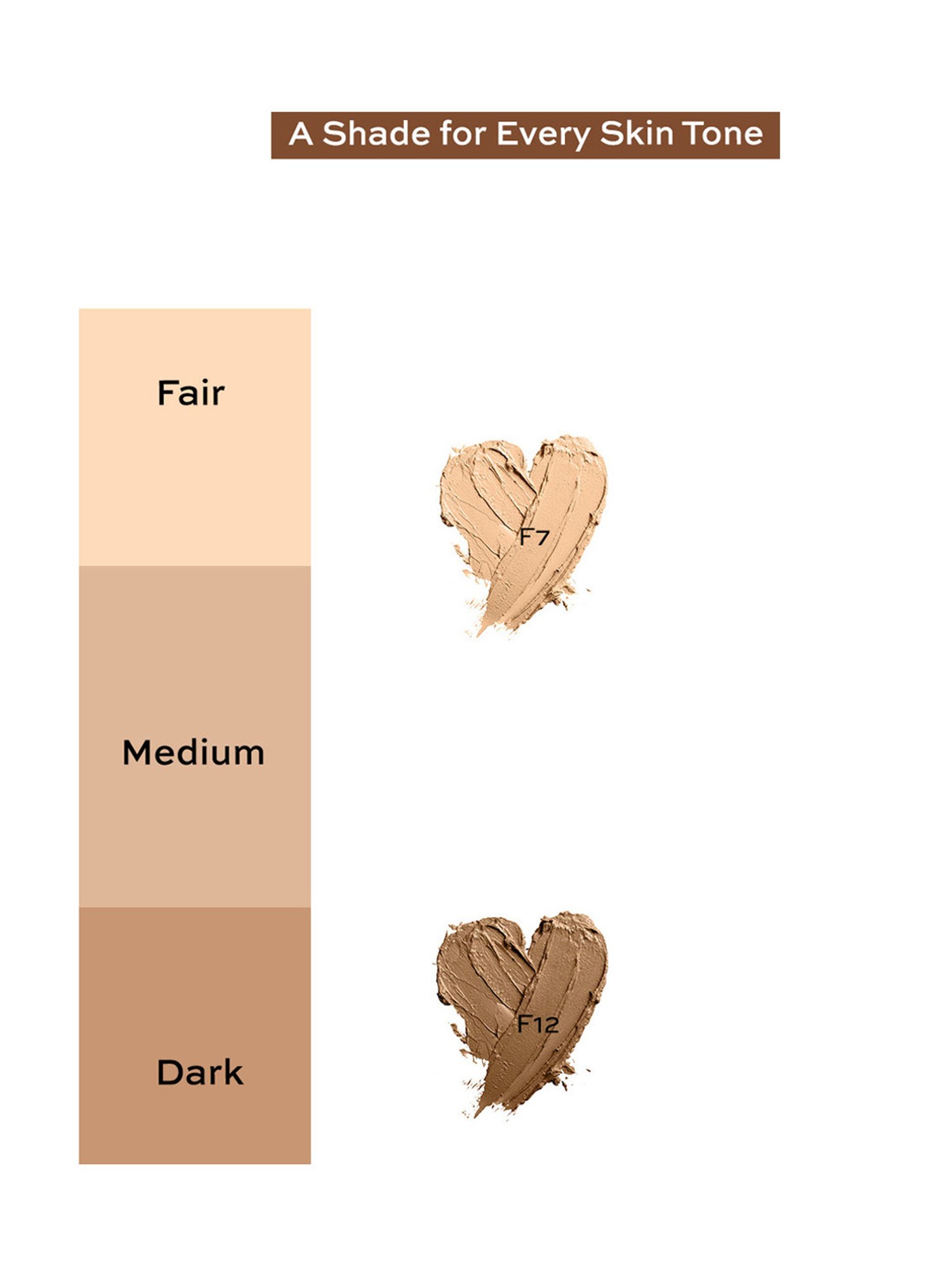 Makeup Revolution Mix 'N' Match Foundation Medium (F7 & F12) - Pack of 2