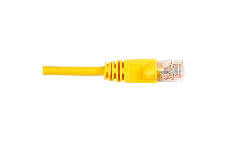 cat6 molded boot patch ca yellow 6ft 25