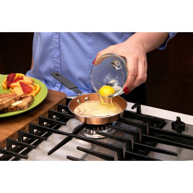 Gotham Steel 5.5" Hammered Copper Saute Pan