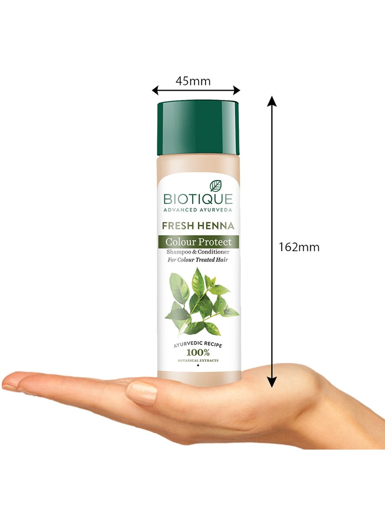 Biotique Fresh Henna Color Protect Shampoo with Conditioner - 190 ml