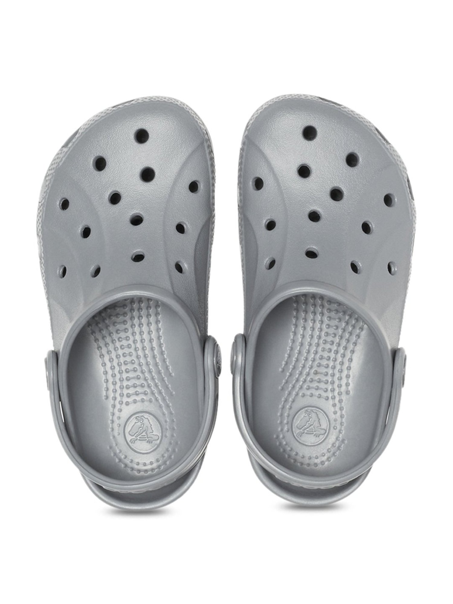 Crocs Kids Ralen Charcoal Grey Back Strap Clogs