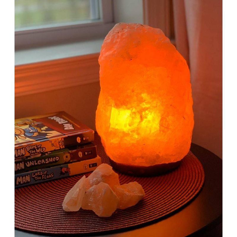 Large Natural Salt Lamp Pink - Q&A Himalayan Salt