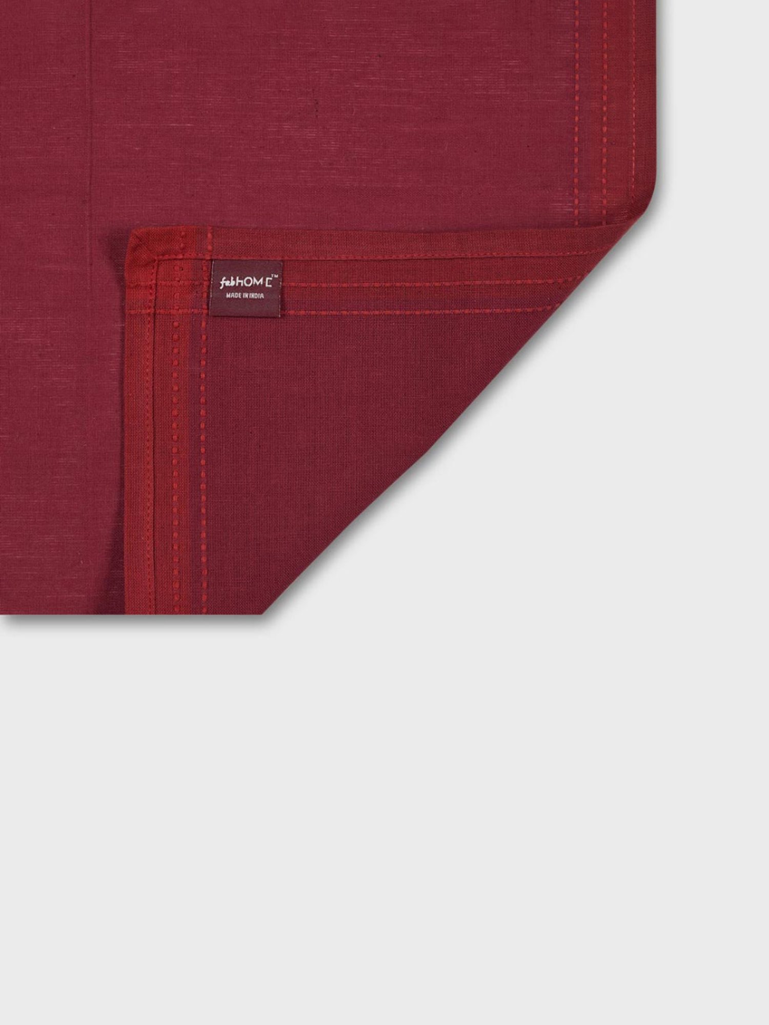 Fabindia Fuschia Cotton 92 TC 125 GSM Tanka Napkin - Set of 6