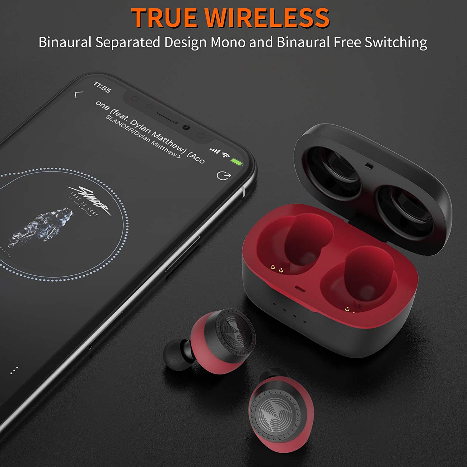 MOTOROLA Verve Buds 200 True Wireless Earbuds | Comfortable Bluetooth Earbuds with Superior Sound Quality |One Touch Control Bluetooth 5.0 Earphones | Super Lightweight Wireless Earbuds (Blue)