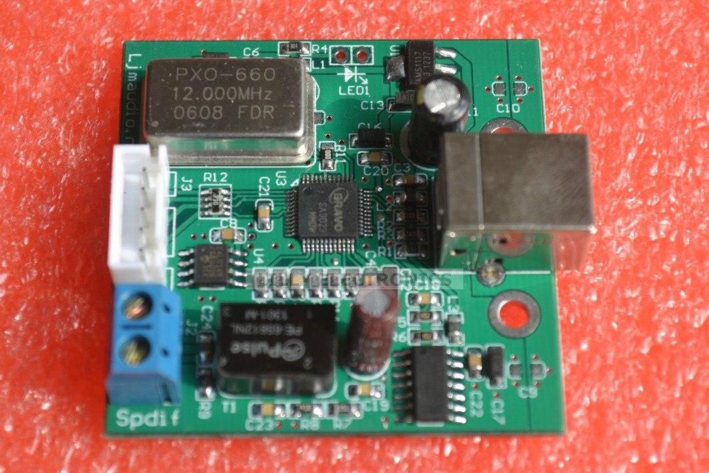 USB to SPDIF Coaxial I2S Processor TE7022 Chip Support 24 bit 96K sampling