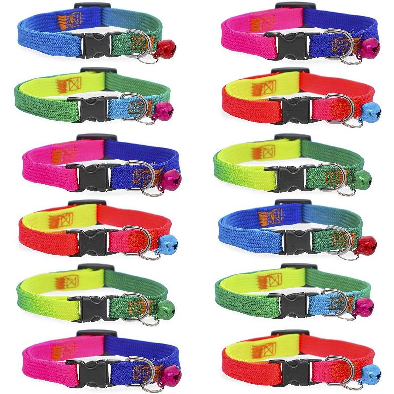 Country Brook Petz(R) Pink Leopard Print Cat Collar