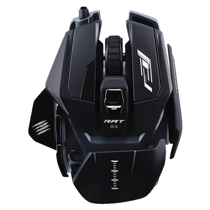 Mad Catz The Authentic R.A.T. Pro S3 Optical Gaming Mouse, Black ( MR03DCAMBL00 )