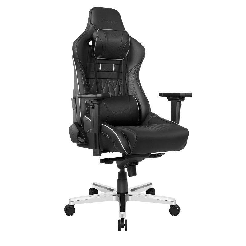 AKRacing Masters Series Pro Deluxe XL Gaming Chair Genuine Brazilian Leather, Black (AK-PRO-DL)