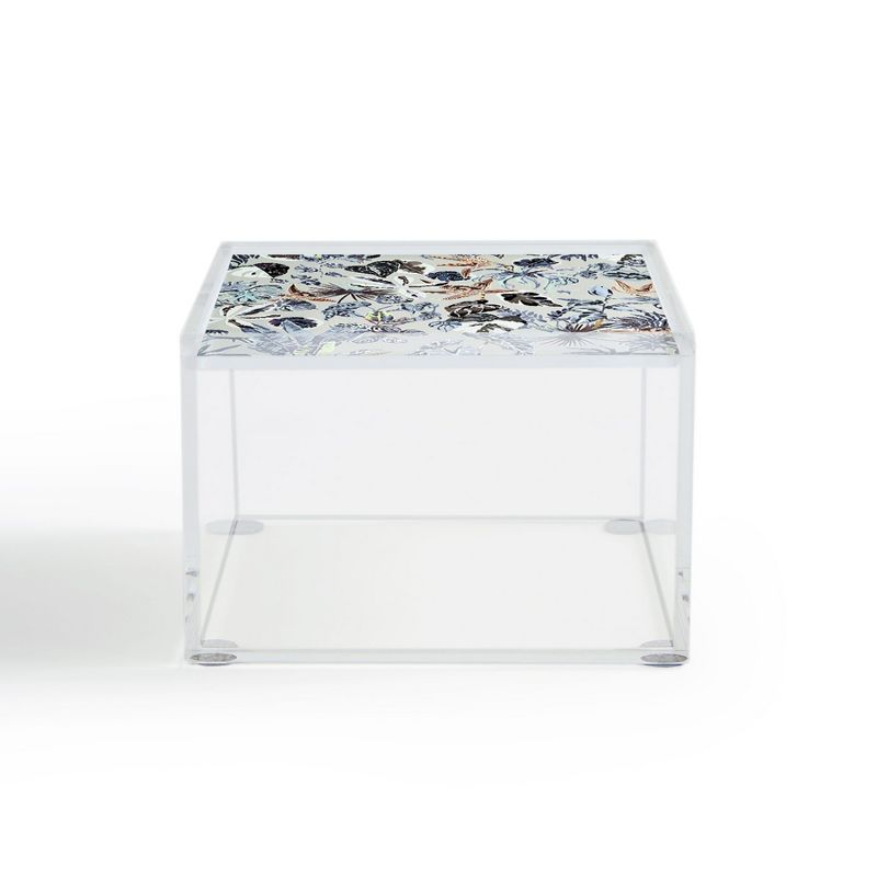 Olivia & May Set of 3 Weave Baskets with Wooden Lids