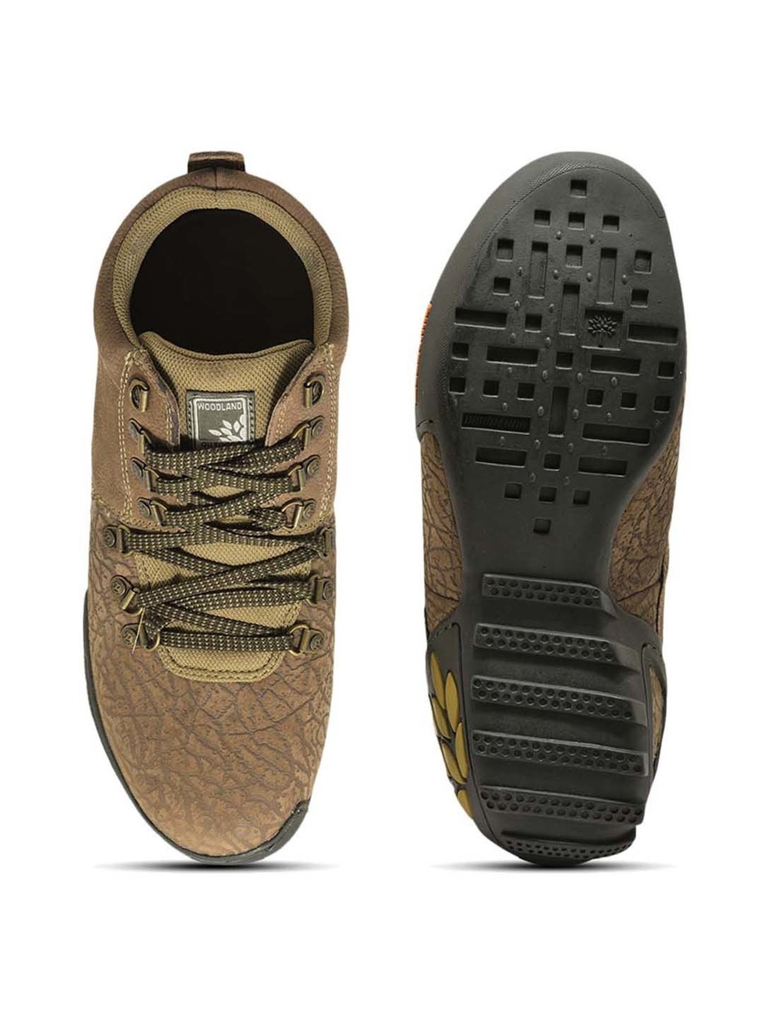 Woodland Men's Dubai Khaki Ankle High Sneakers