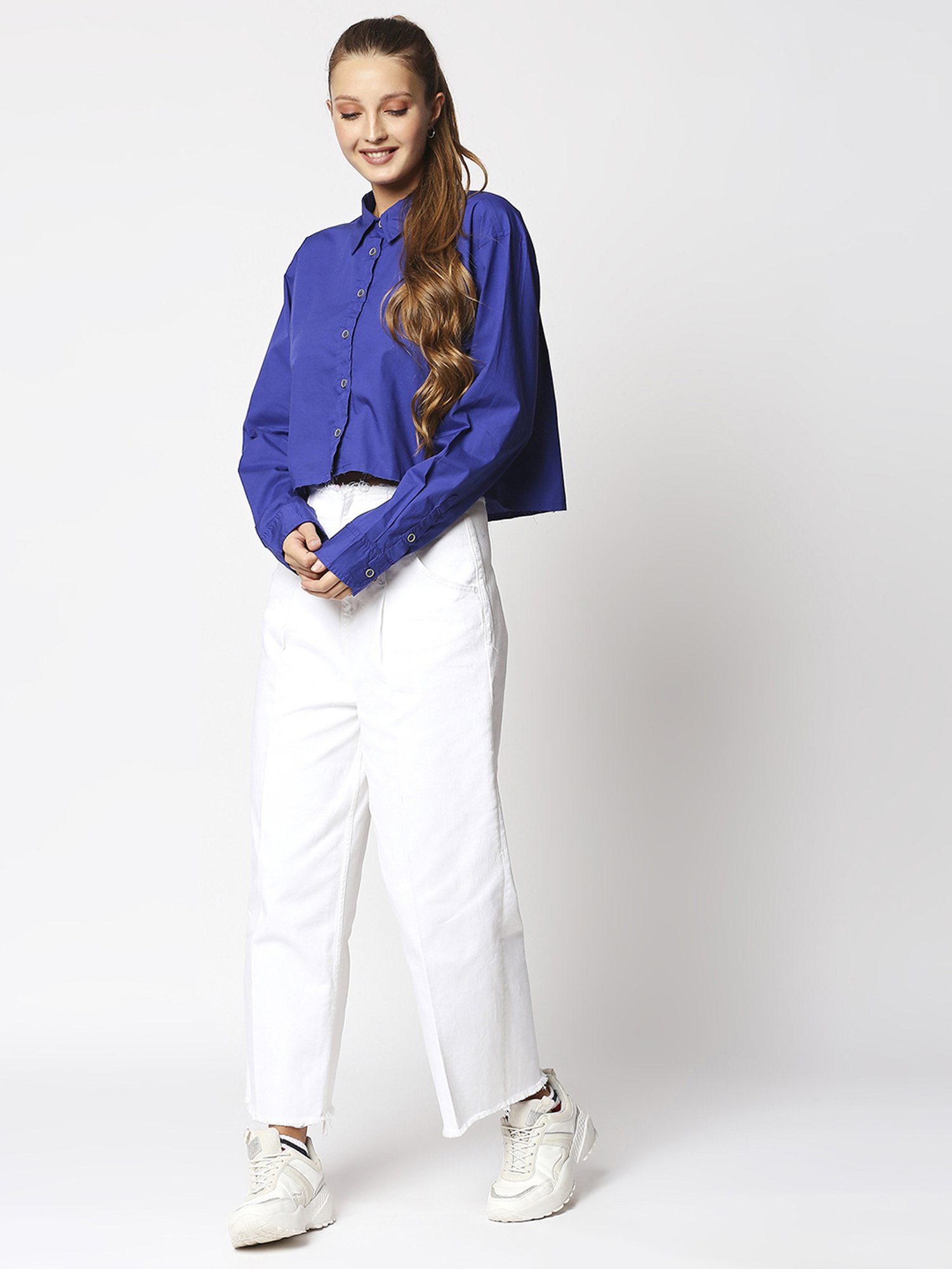 Remanika Blue Pure Cotton Shirt