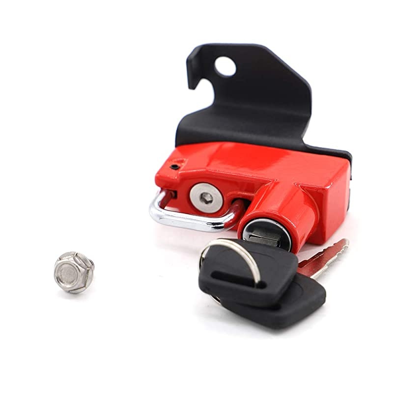 Helmet Lock Anti-Theft For Kawasaki Vulcan S/ABS EN650A 2015-2016 - Red