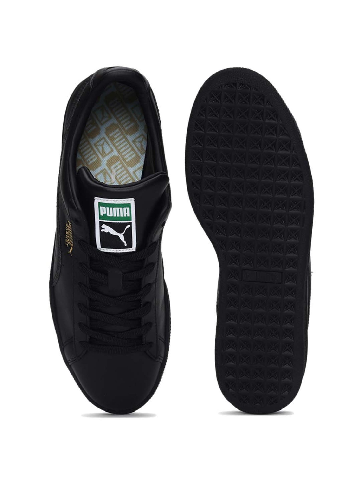 Puma Men's Basket Classic XXI Trainers Black Casual Sneakers