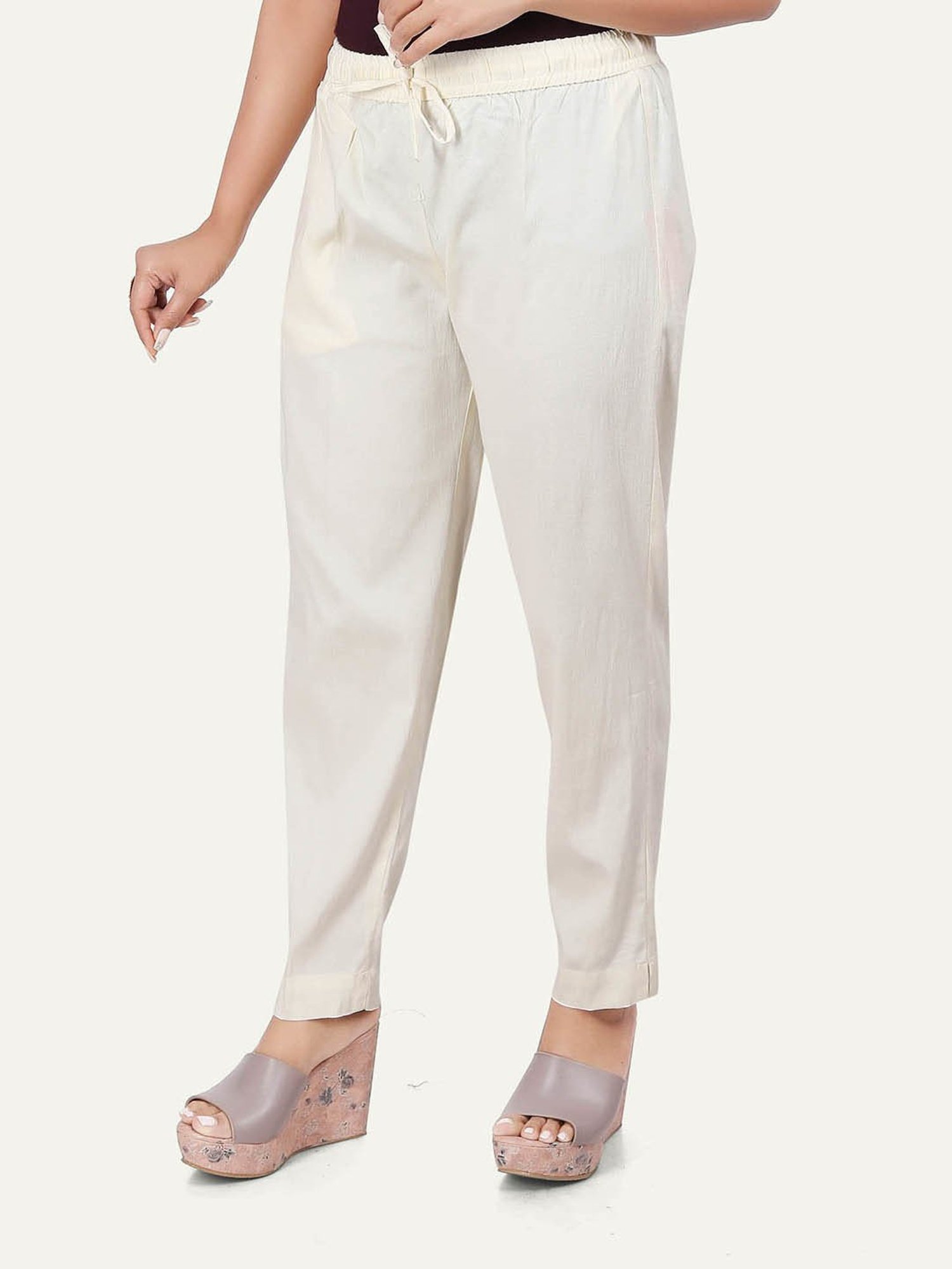 Cotton Culture Off White Pants
