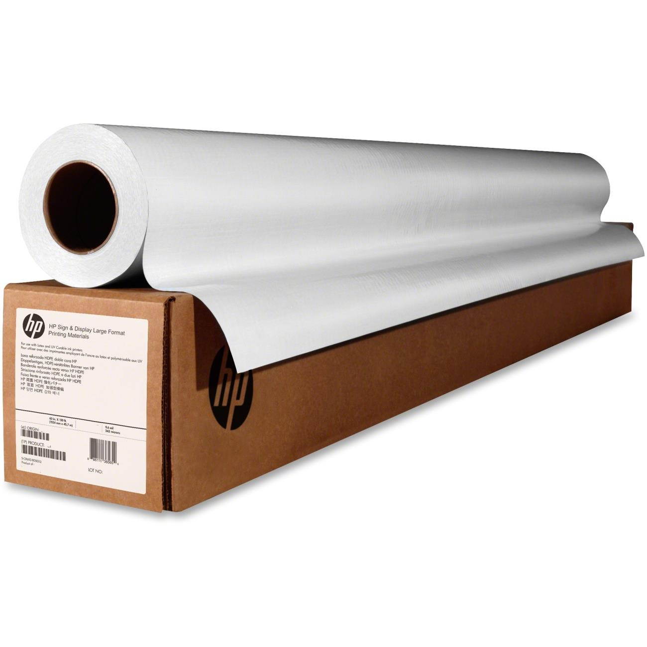HP Universal Inkjet Print Photo Paper 24" x 100ft Glossy 1 Roll Q6574A