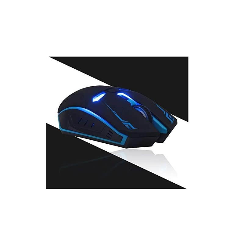 Gaming Mouse Iron Man Game Mice 24G with USB Nano Receiver for PCLaptopComputer MacBookNotebook3 DPI Adjustment LevelsBlack