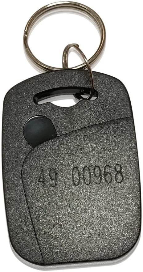 100 Rectangle 26 Bit Proximity Key Fobs Weigand Prox Keyfobs Compatable with ISOProx 1386 1326 H10301 Format Readers. Works with The vast Majority of Access Control Systems
