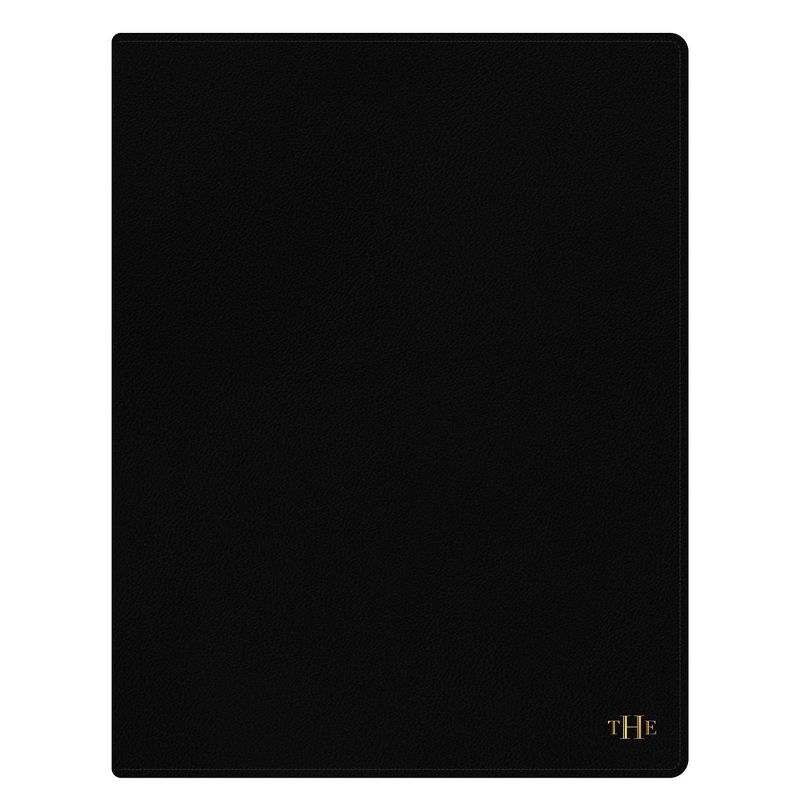 2021-22 Academic Padfolio 8.5" x 11" Weekly/Monthly Black - The Home Edit by Blue Sky
