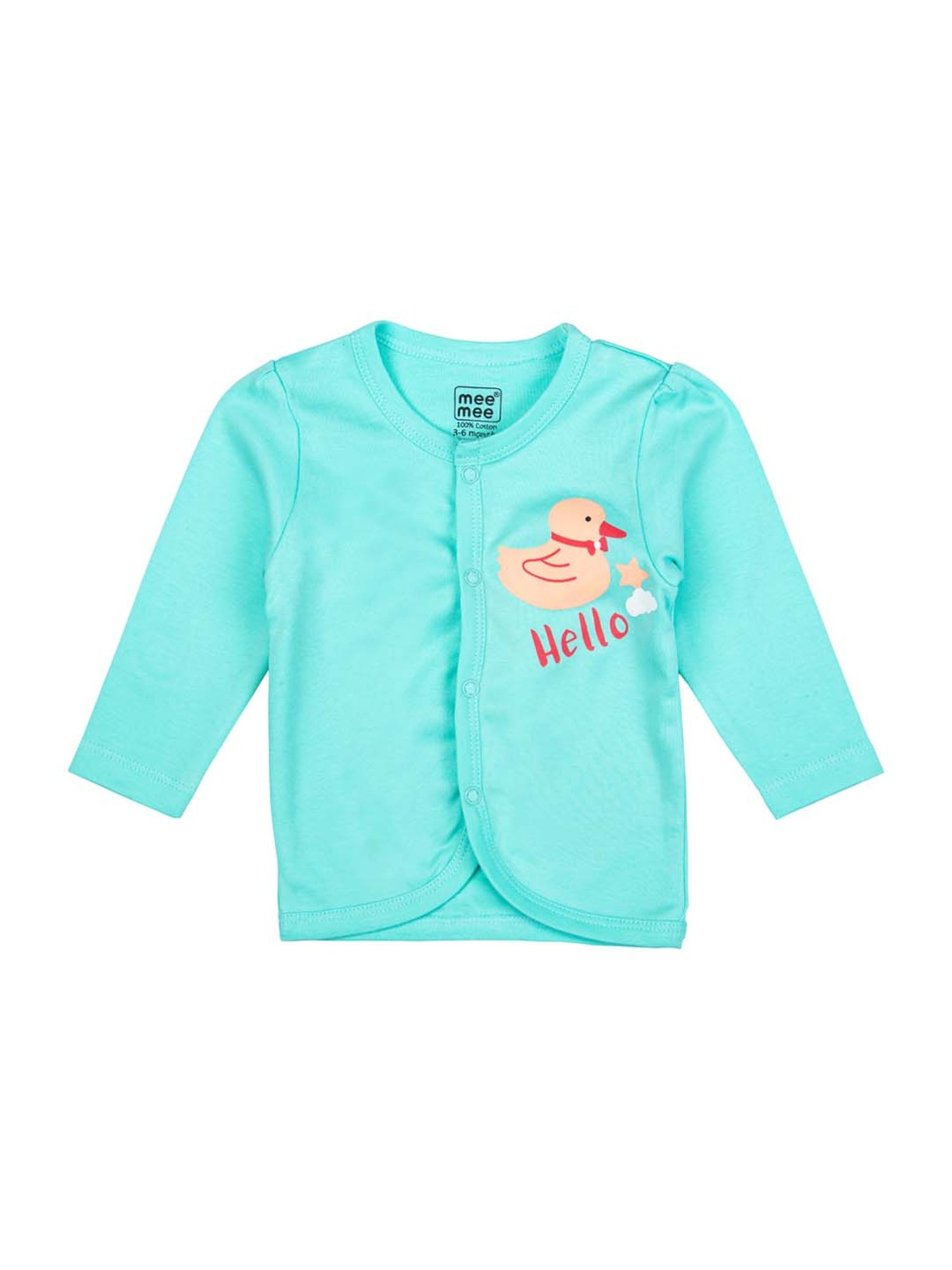 Mee Mee Kids Multicolor Cotton Printed Jablas - Pack of 3