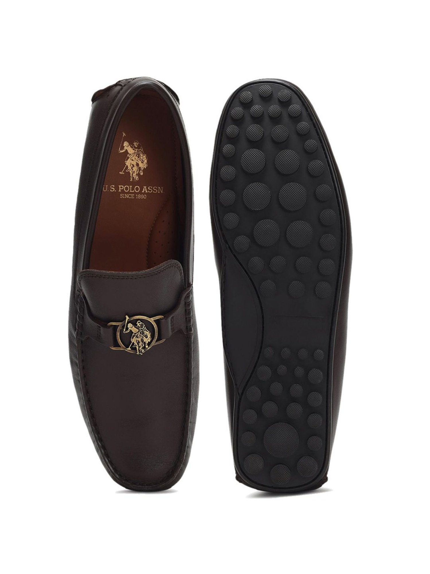 U.S. Polo Assn. Men's RAPTOR Brown Casual Loafers