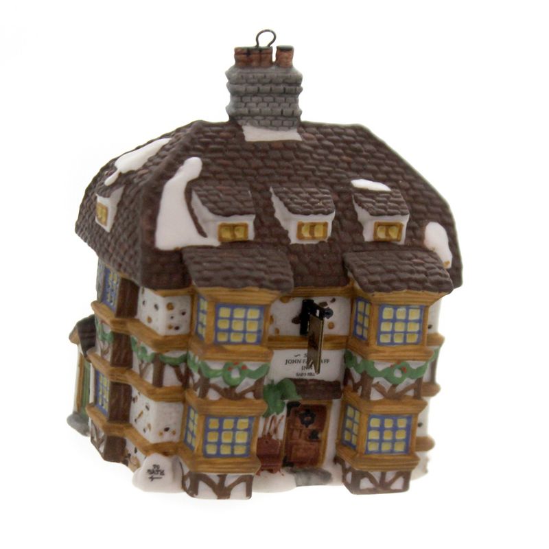 Holiday Ornaments 3.0" Sir John Falstaff Inn Charles Dickens Heritage 1995  -  Tree Ornaments