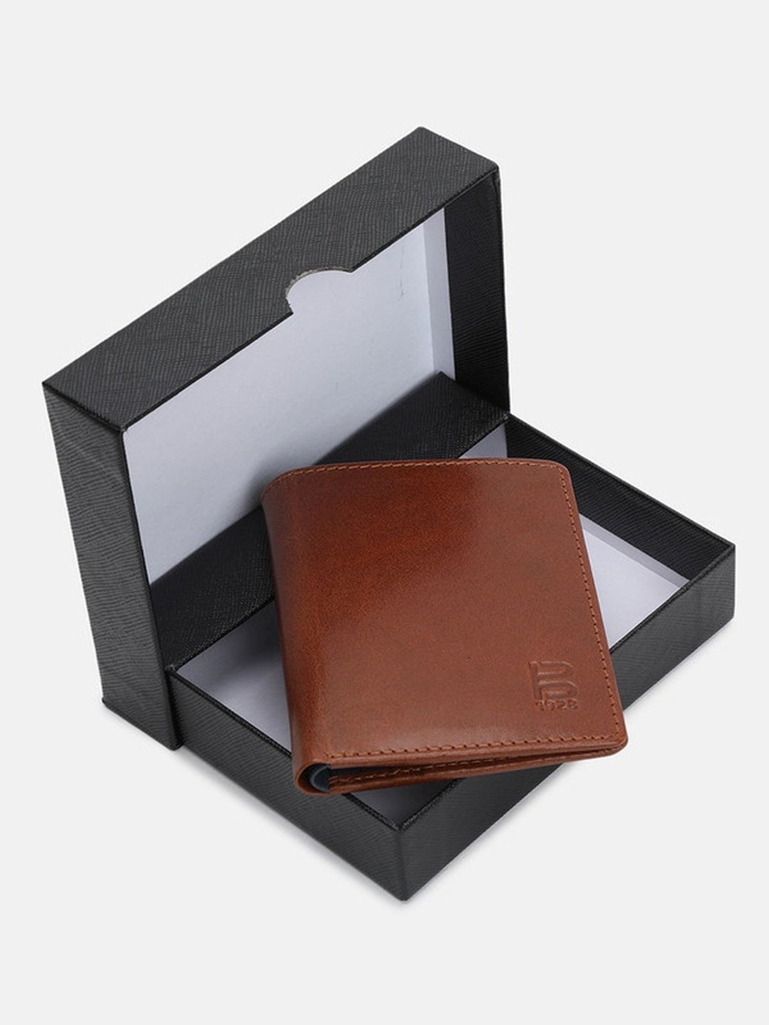 BAGATT Capua Brown Leather Solid Card Holder