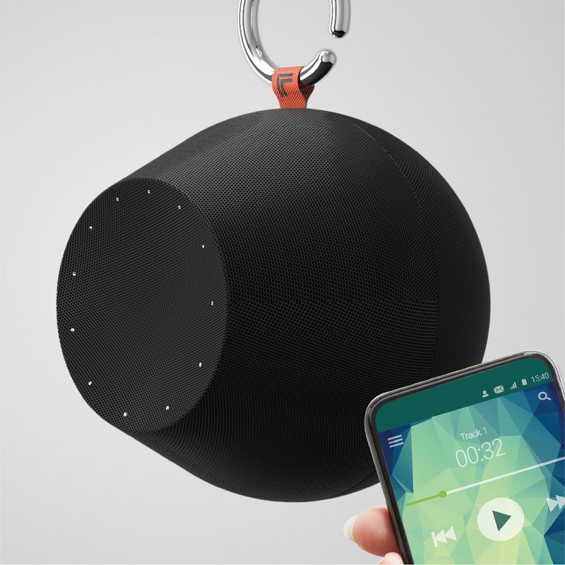 SHARPER IMAGE Portable Waterproof Bluetooth Speaker