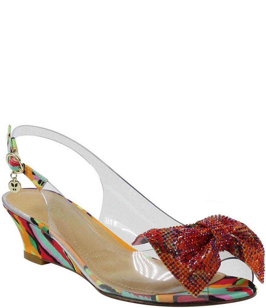 Trotters Kari Pearlized Leather Block-Heel Pumps