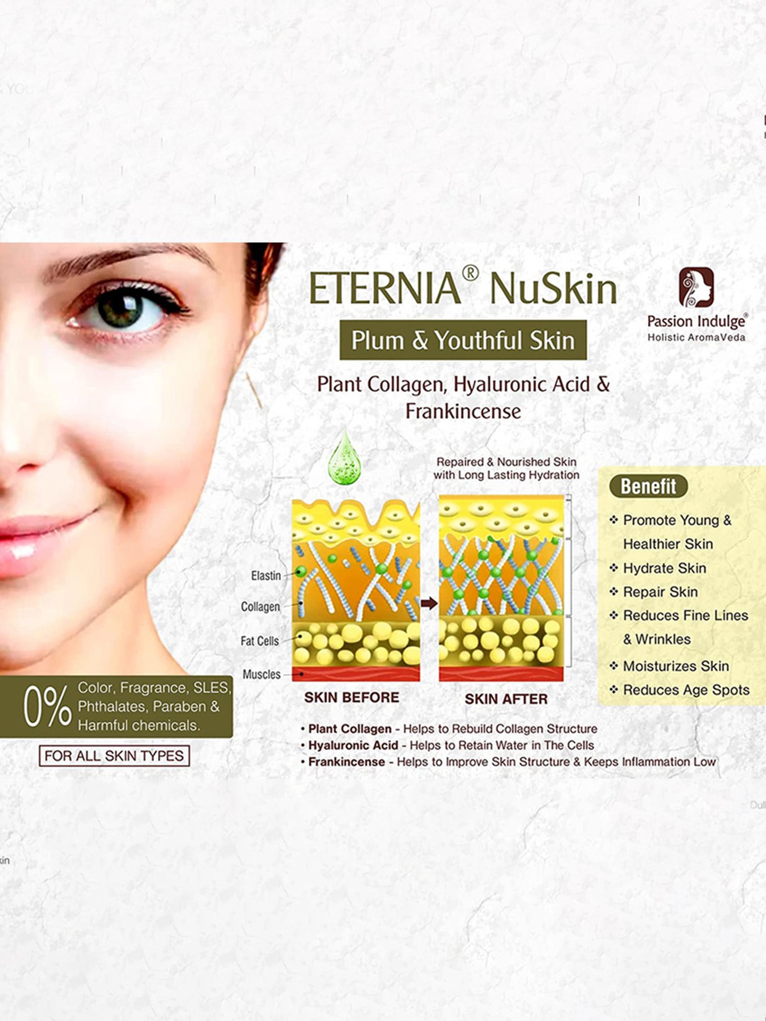 Passion Indulge Eternia NuSkin Plum & Youthful Skin Toner - 100 ml