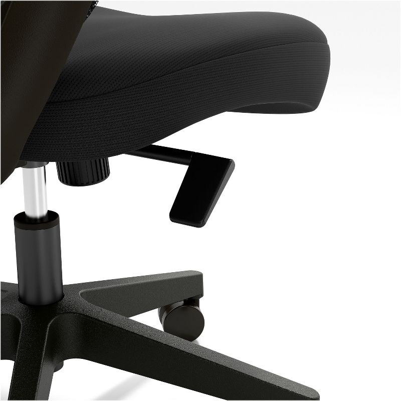 Union & Scale Essentials Mesh Back Fabric Task Chair, Black (UN59378) 