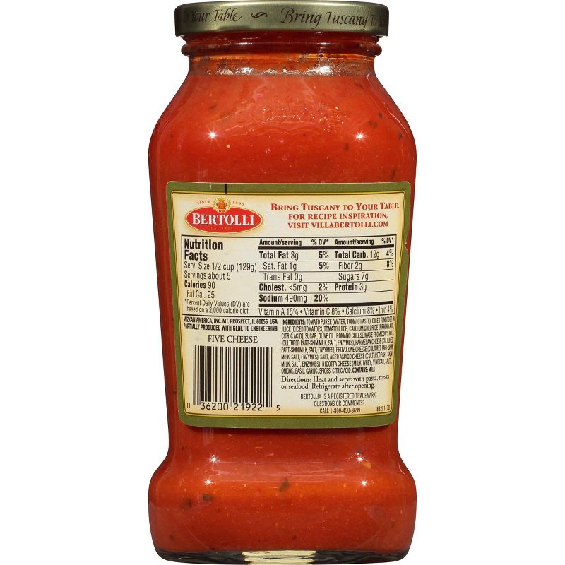 Bertolli Five Cheese Pasta Sauce - 24oz