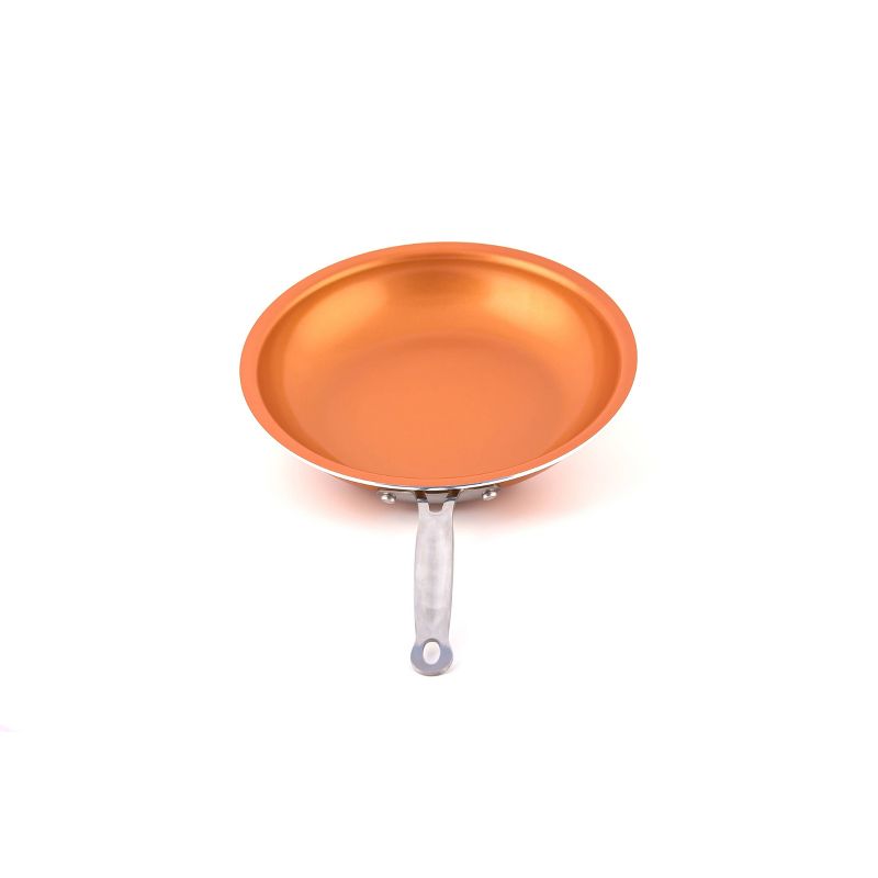 MasterPan 10" Copper Tone Ceramic Non-Stick Fry Pan