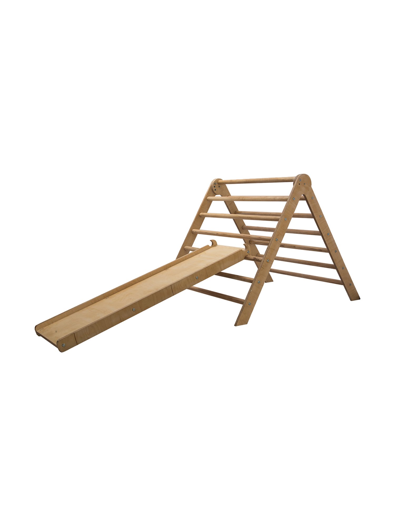 Kiddery White Montessori Inspired Triangle Pikler (Age 6 month)