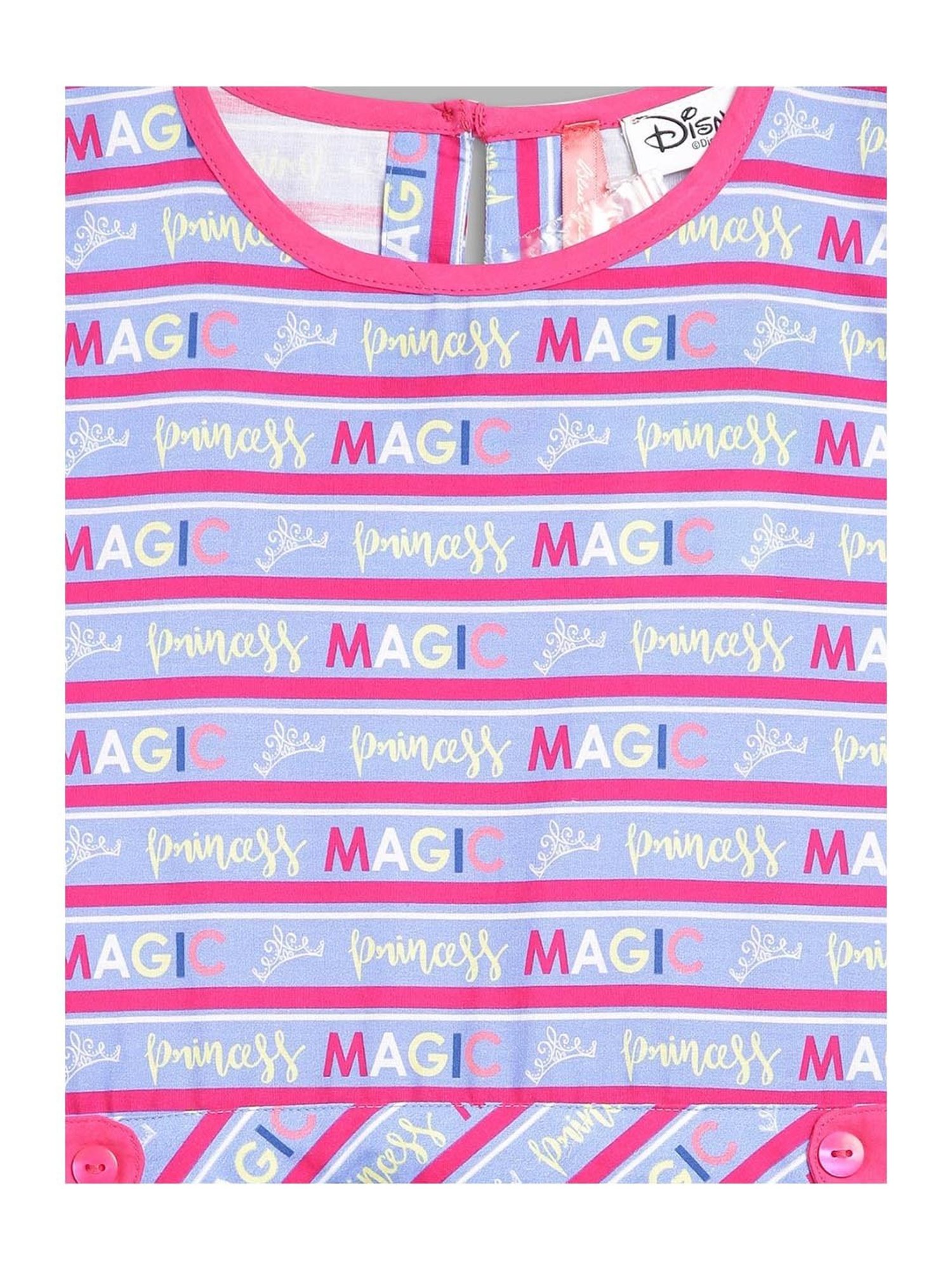 Blue Giraffe Kids Purple & Pink Graphic Print Dress