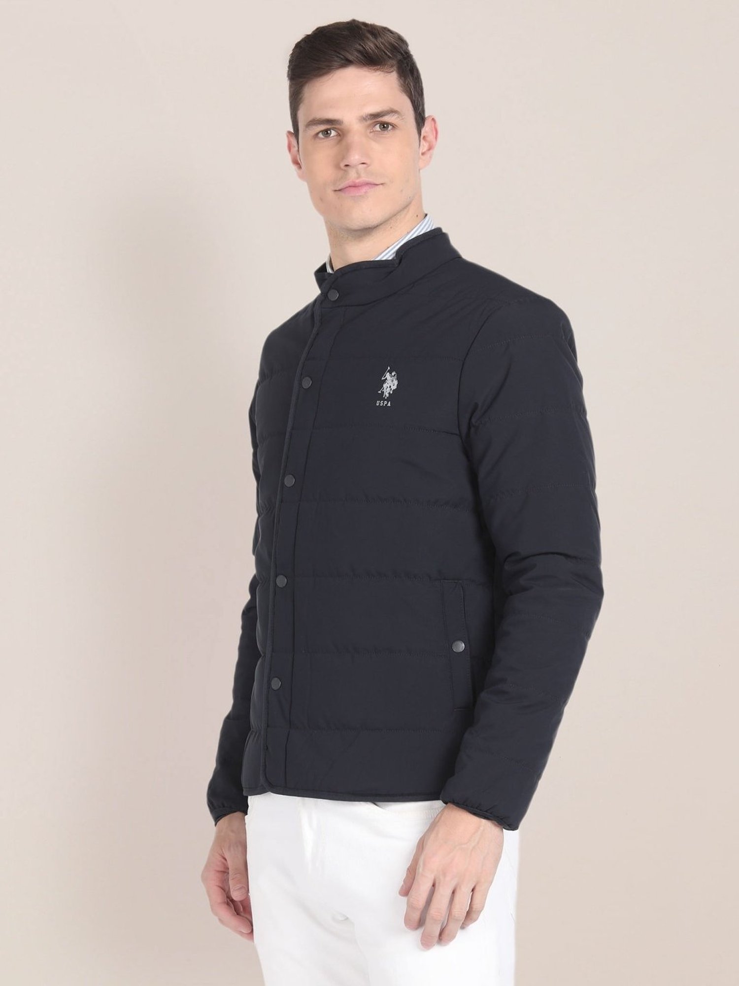 U.S. Polo Assn. Ink Blue Regular Fit Jacket