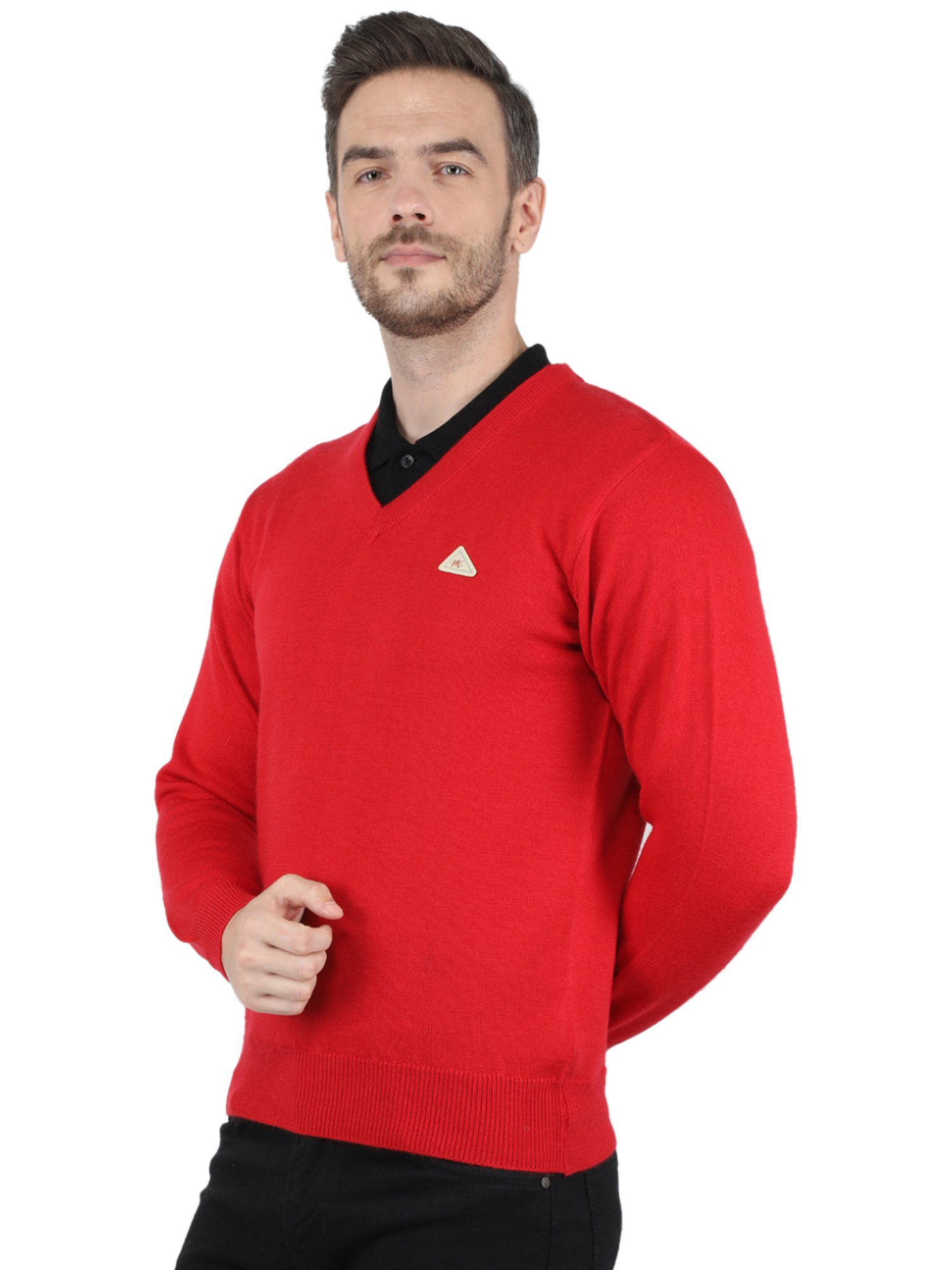 Monte Carlo Red Regular Fit Sweater