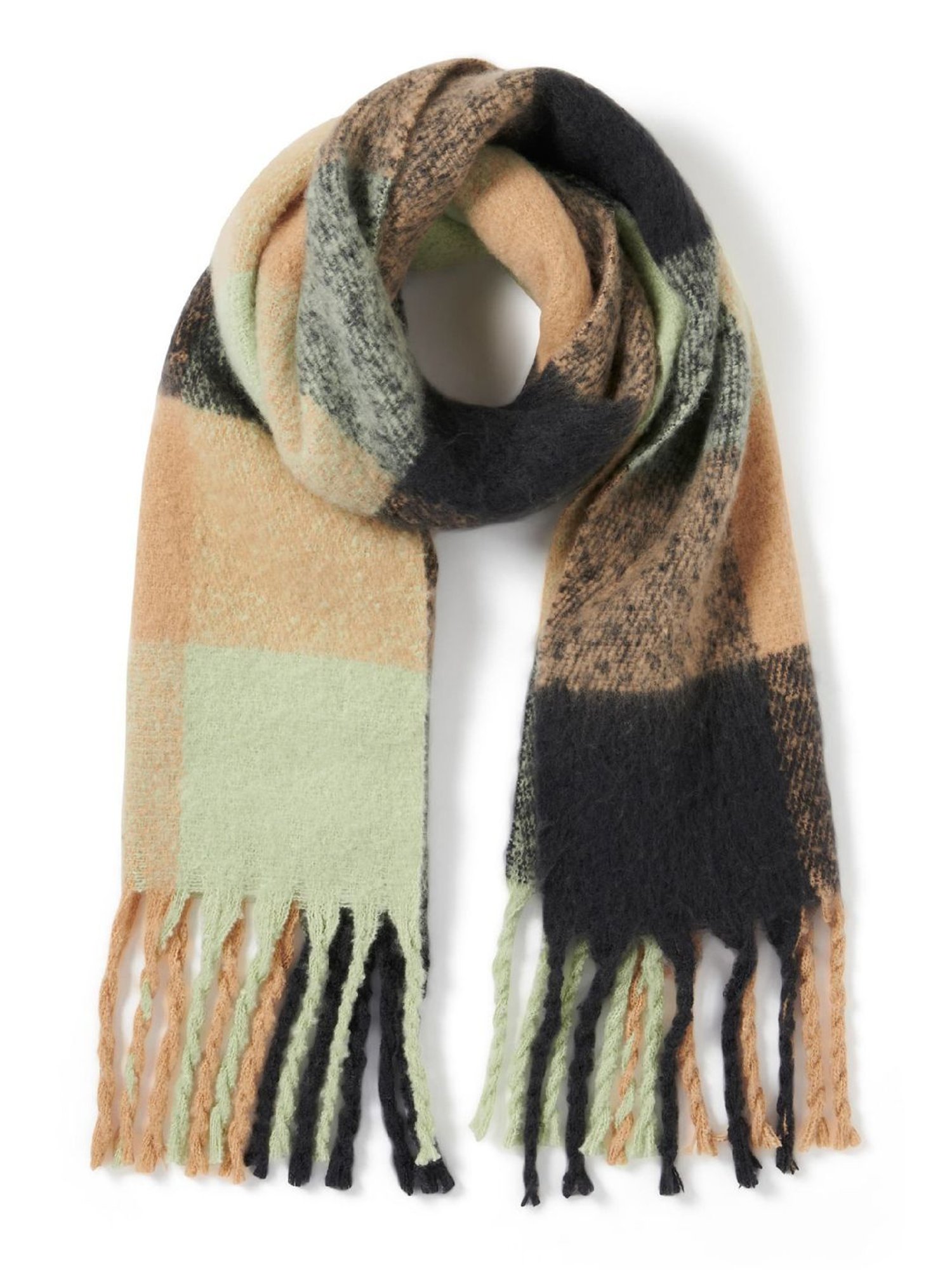 Forever New Multicolor Check Scarf
