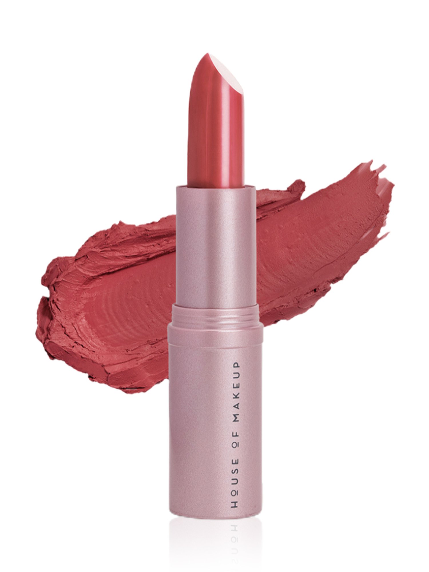 House of Makeup Swipe Light Lightweight Matte Lipstick Coral Crush - 3.5 gm
