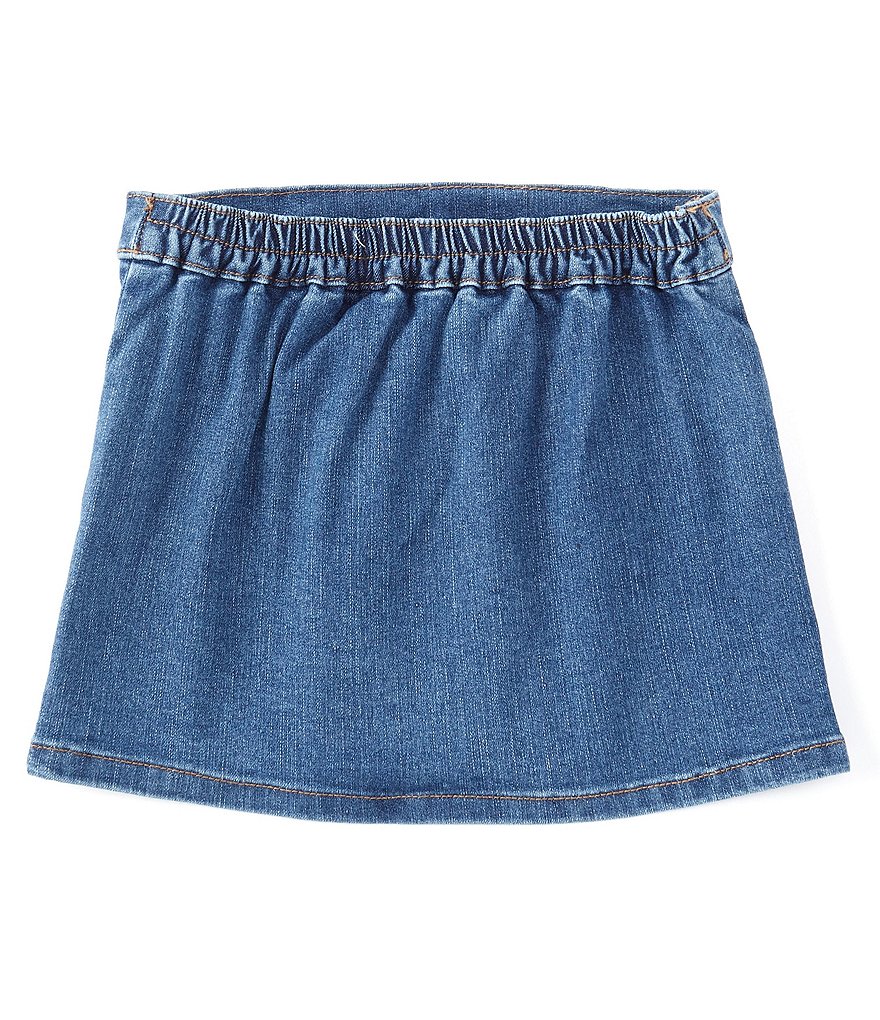 GB Girls Little Girls 2T-6X Smocked High Waisted Mini Skirt